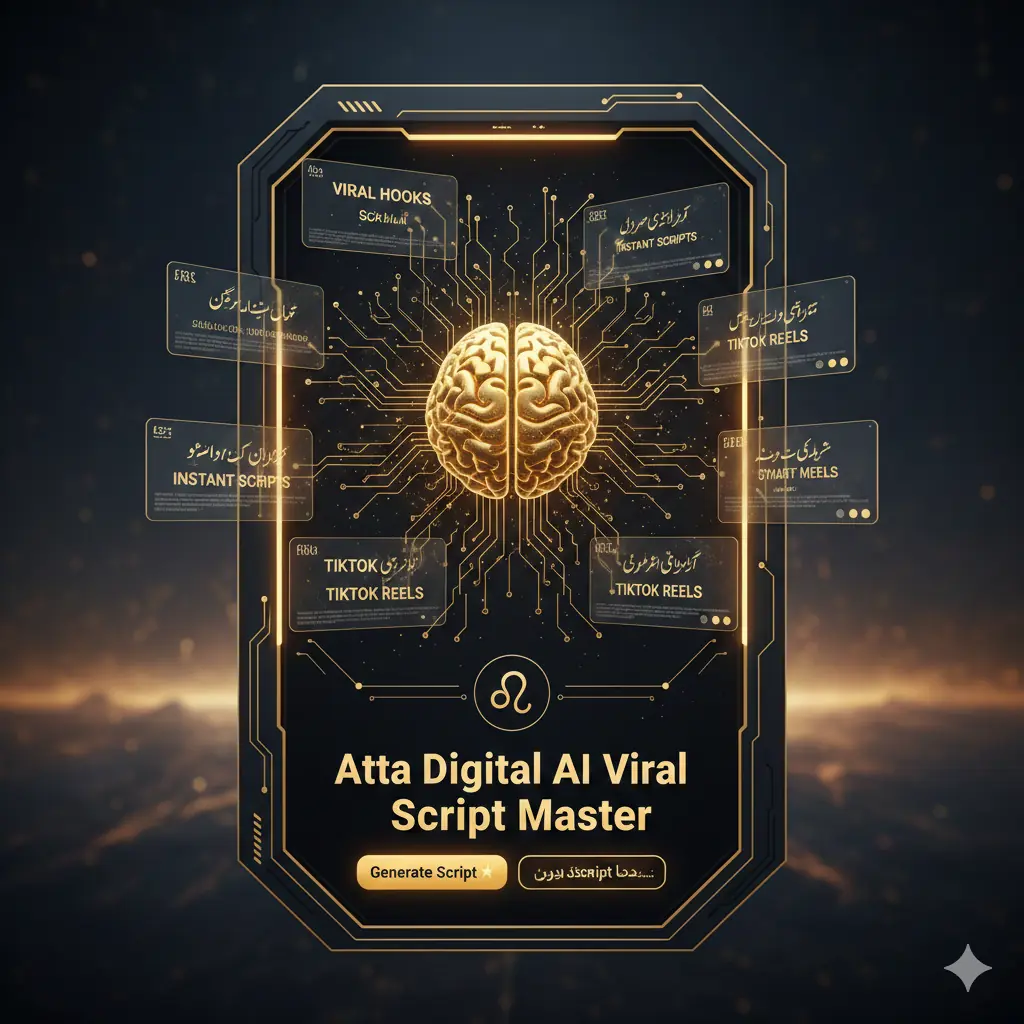 Atta Digital AI Viral Script Generator Tool.