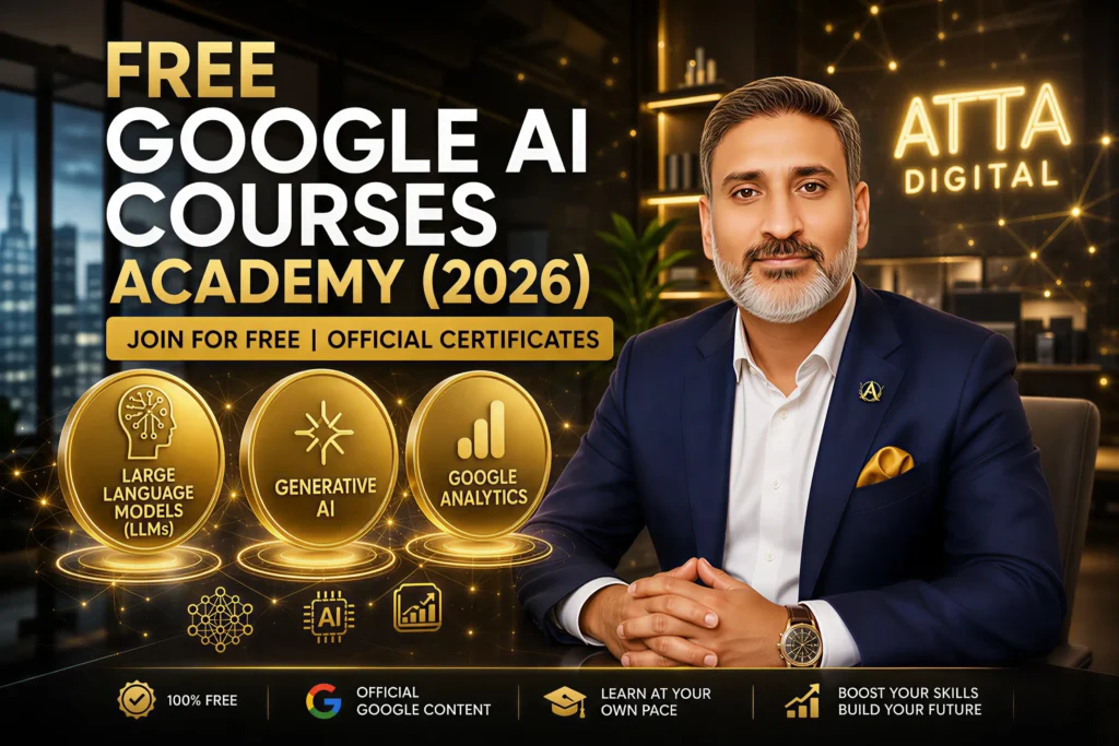 Free Google Courses 2026with atta digital